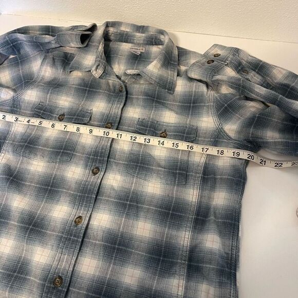 Carhartt Plaid Button Down Shirt Size Medium - Picture 8 of 8